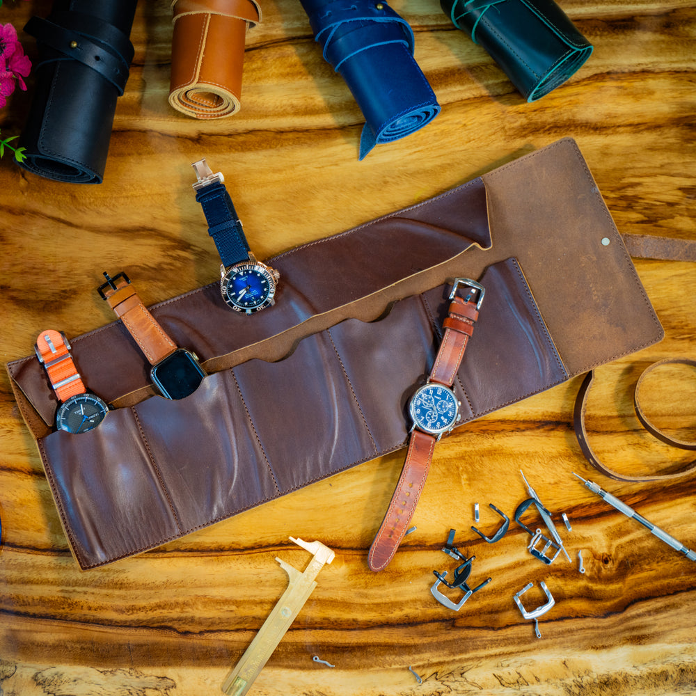 
                      
                        Milwaukee Leather Watch Roll - Chestnut
                      
                    
