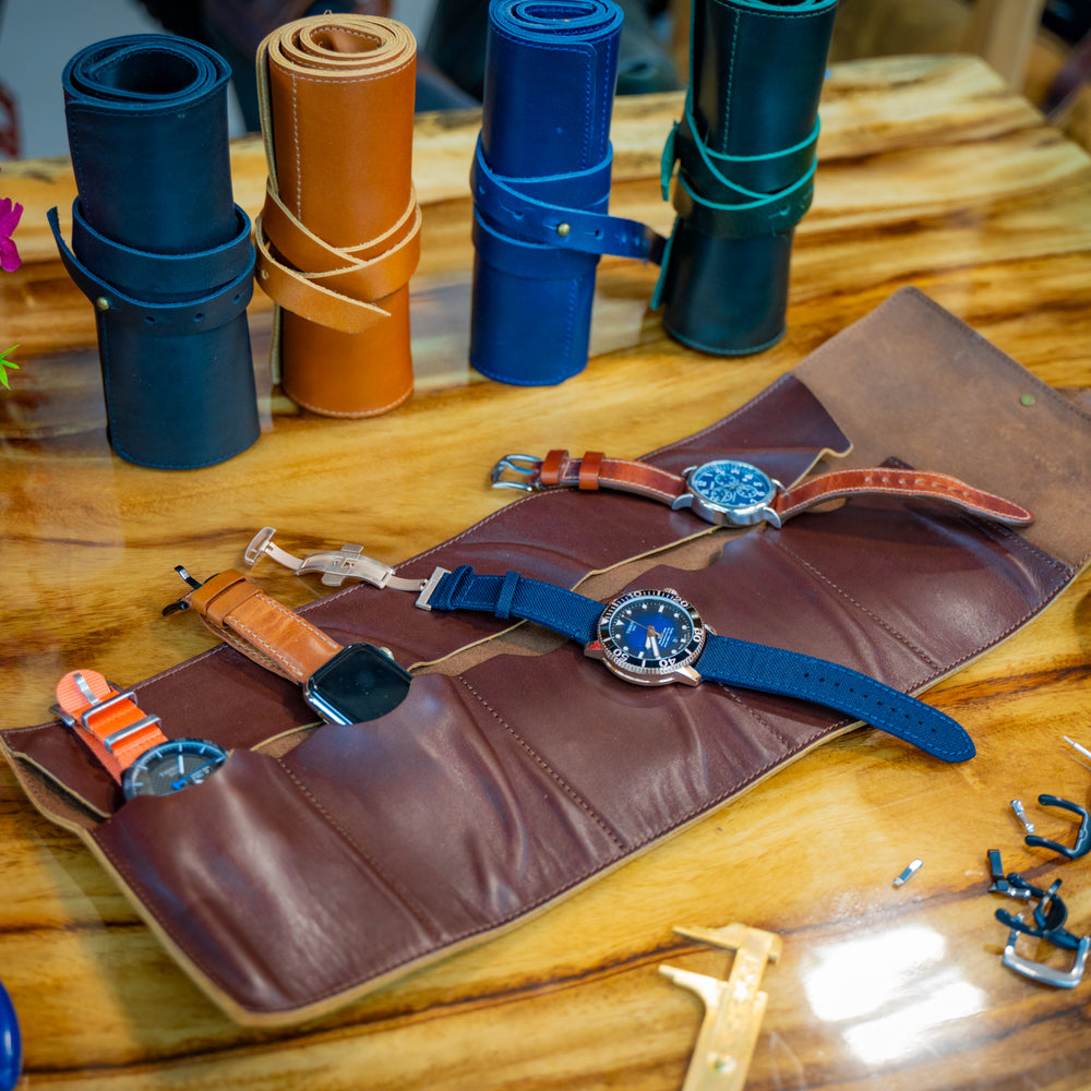 
                      
                        Milwaukee Leather Watch Roll - Chestnut
                      
                    