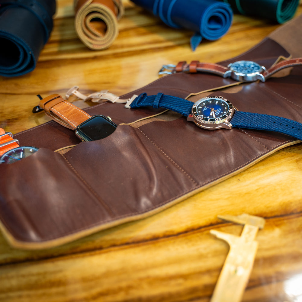 
                      
                        Milwaukee Leather Watch Roll - Chestnut
                      
                    
