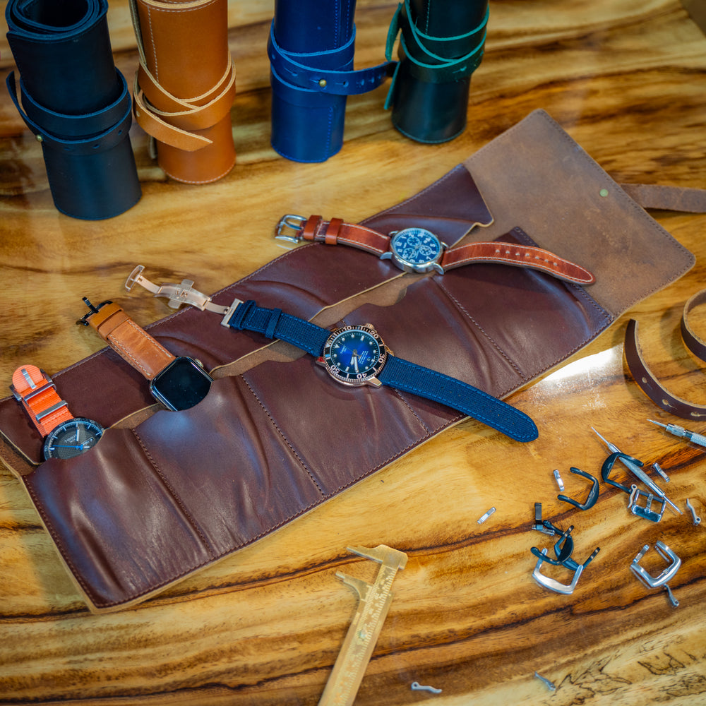 
                      
                        Milwaukee Leather Watch Roll - Chestnut
                      
                    