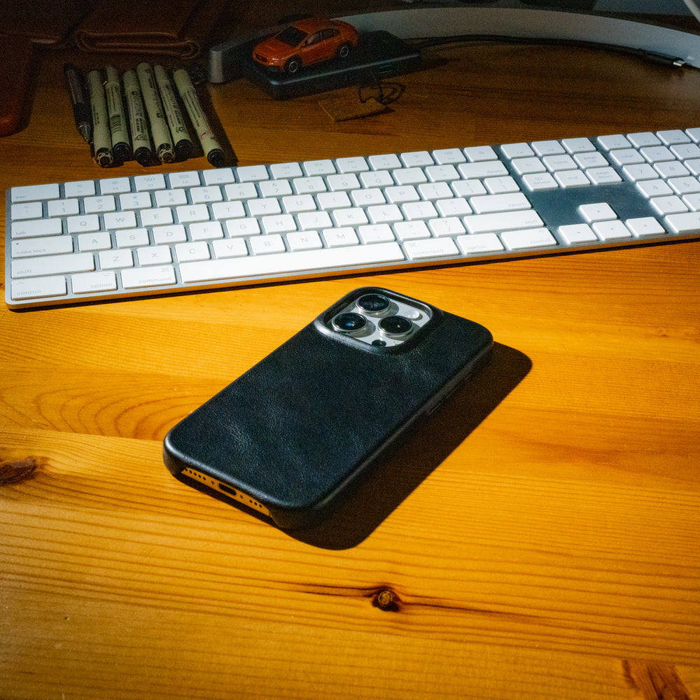 
                      
                        iPhone 16 Leather Case - Black
                      
                    