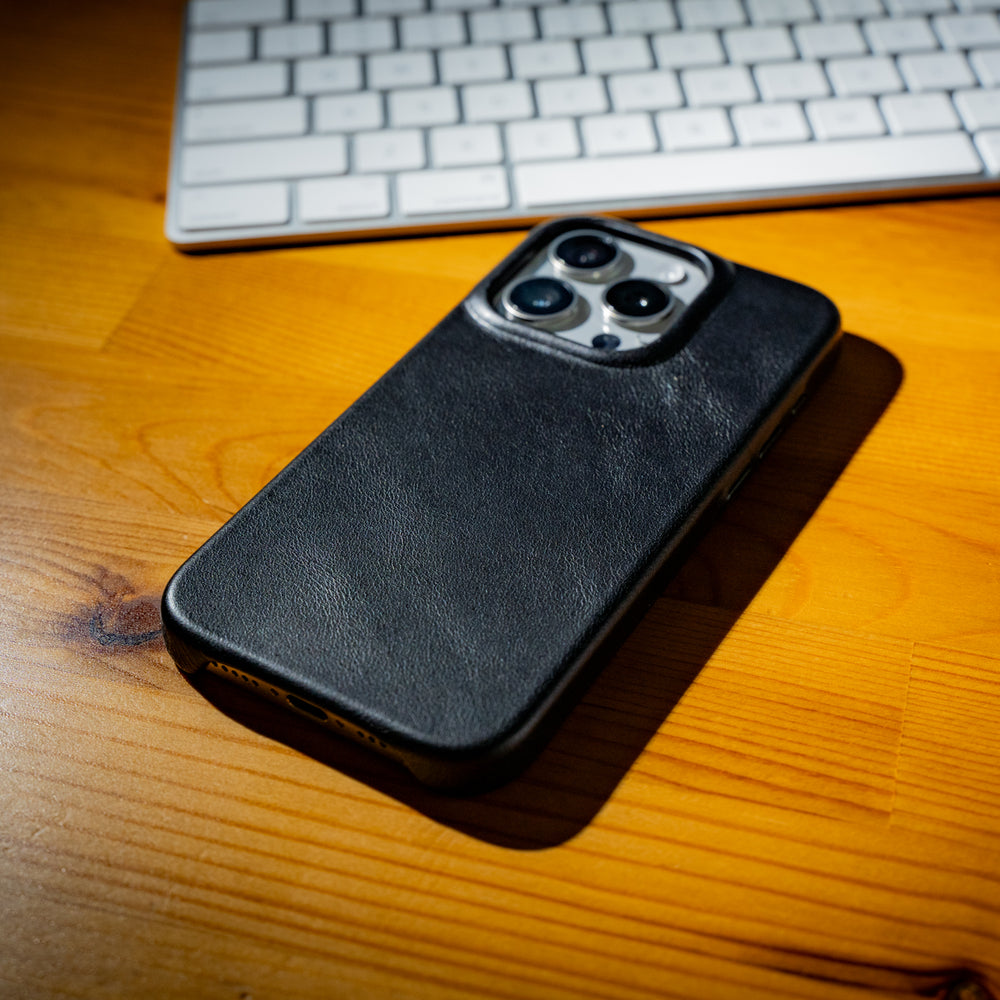 
                      
                        iPhone 16 Leather Case - Black
                      
                    