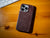 iPhone 15 Leather Case - Dark Brown