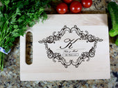 Personalized Wooden Cutting Board Engagement Gift Cutting Boards - olpr.