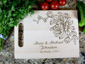 Personalized Wooden Cutting Board Gift For Newlyweds Cutting Boards - olpr.