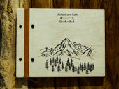 Personalized Wooden Adventure Book Guest Book - olpr.