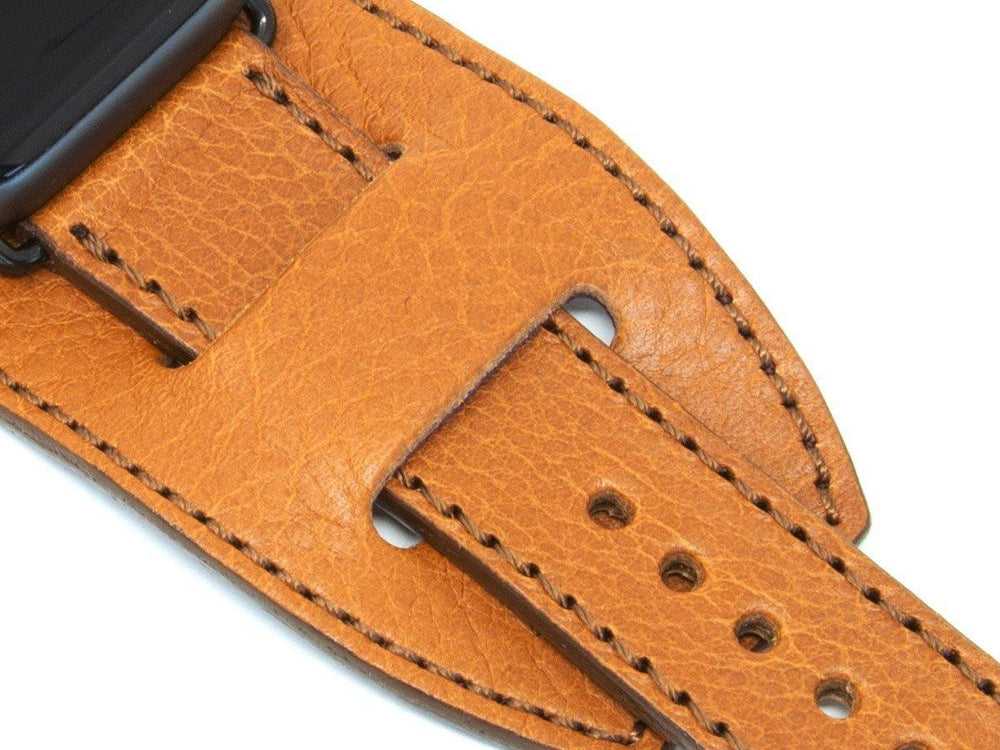 
                      
                        Apple Watch Cuff Band Of Italian Leather - Brown
                      
                    