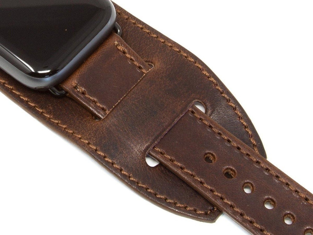 
                      
                        Apple Watch Cuff Band Of Milwaukee Leather - Chestnut
                      
                    