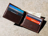 Classic Leather Bifold Wallet - Chestnut Wallet - olpr.