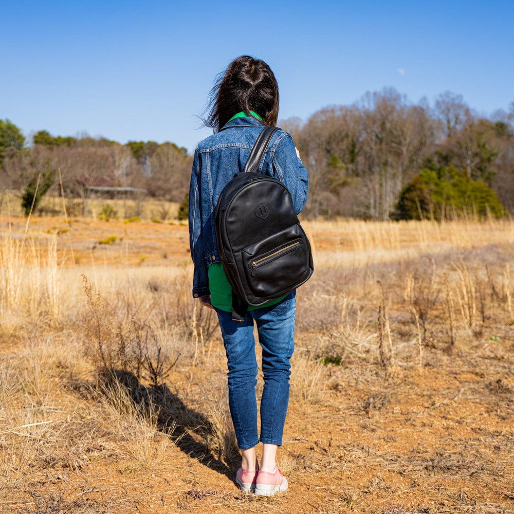 
                      
                        Crazy Horse Leather Backpack City Black for Woman Backpacks - olpr.
                      
                    