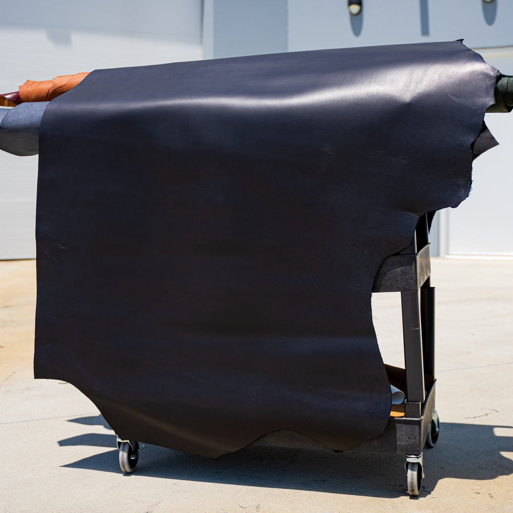 Milwaukee Leather Strip - Black Leather Hide - olpr.