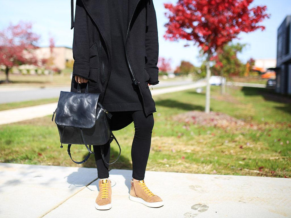 
                      
                        Leather Vinka Backpack - Black Luggage & Bags - olpr.
                      
                    