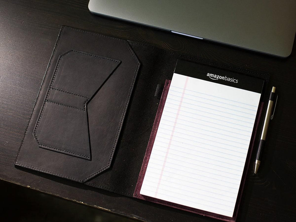 
                      
                        Milwaukee Leather Padfolio Traditional - Black Journal - olpr.
                      
                    