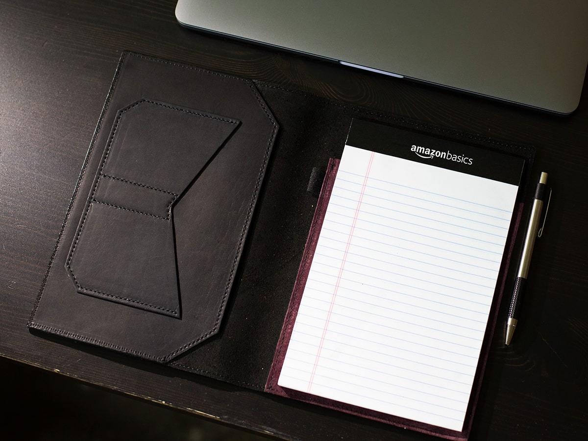 Milwaukee Leather Padfolio Traditional - Black Journal - olpr.