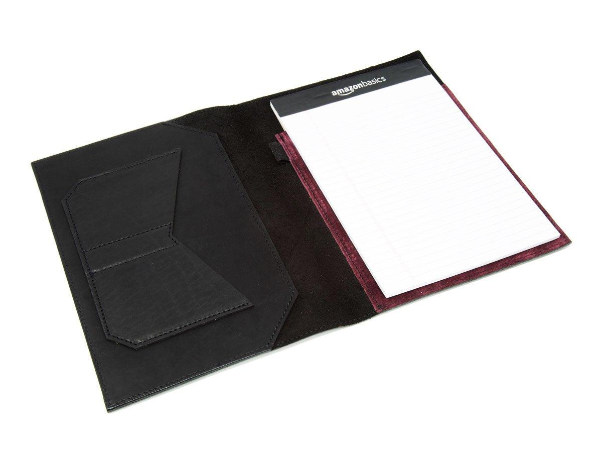 Milwaukee Leather Padfolio Traditional - Black Journal - olpr.