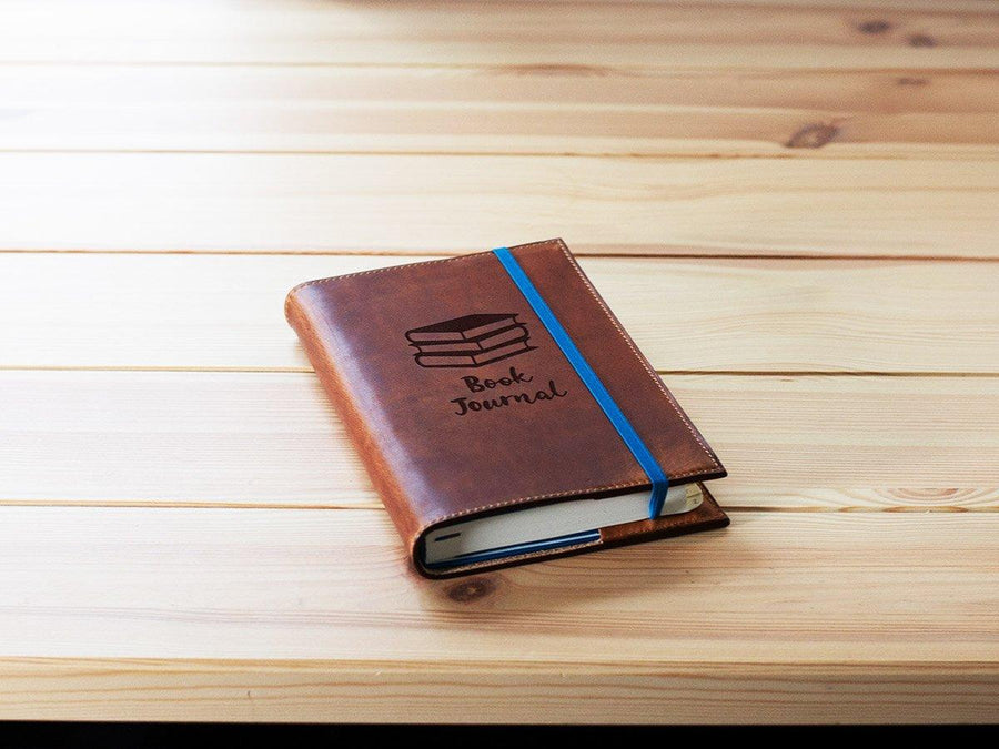 Leather Reading Journal / Book Journal Milwaukee - Natural