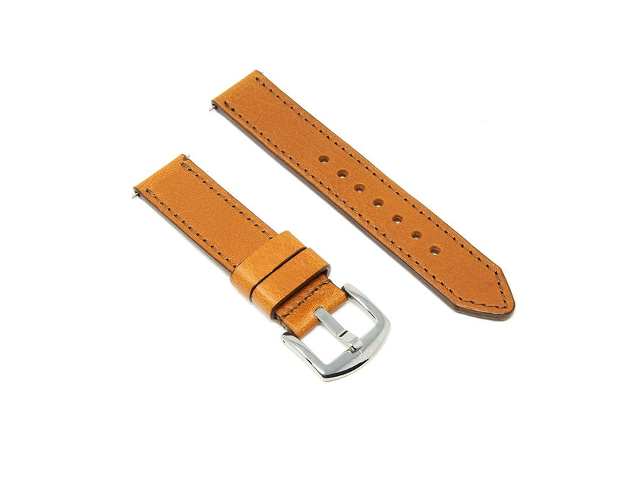 Italian Leather Watch Band - Brown Watch Strap - olpr.