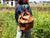 Large Leather Backpack Izzy Italian - Brown Backpack - olpr.