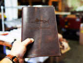 Leather Fishing Log - Chesnut Journal - olpr.