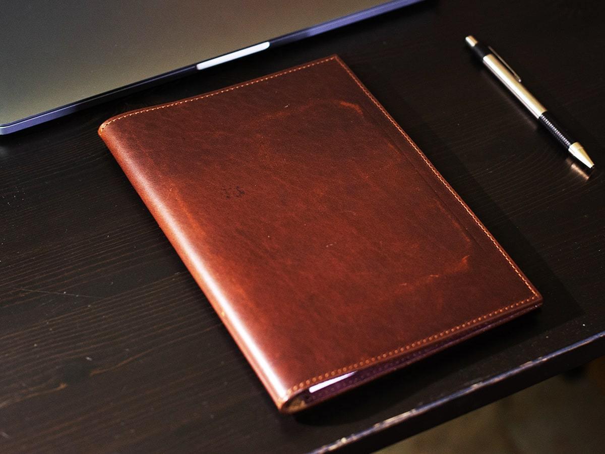 Milwaukee Leather Padfolio Traditional - Chestnut Journal - olpr.