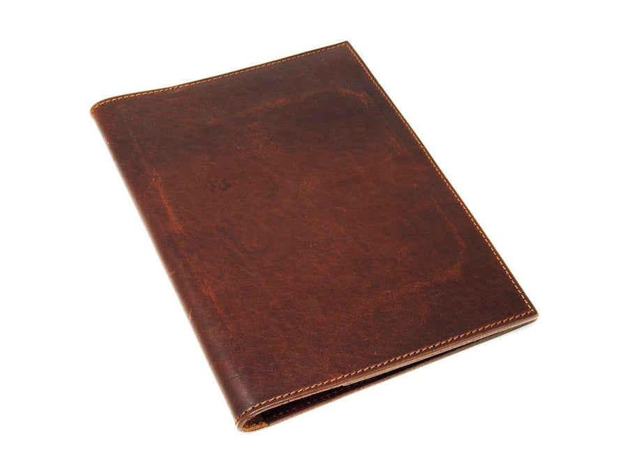 Genuine Leather Scratch Book Leather Note Pad Brown Leather 