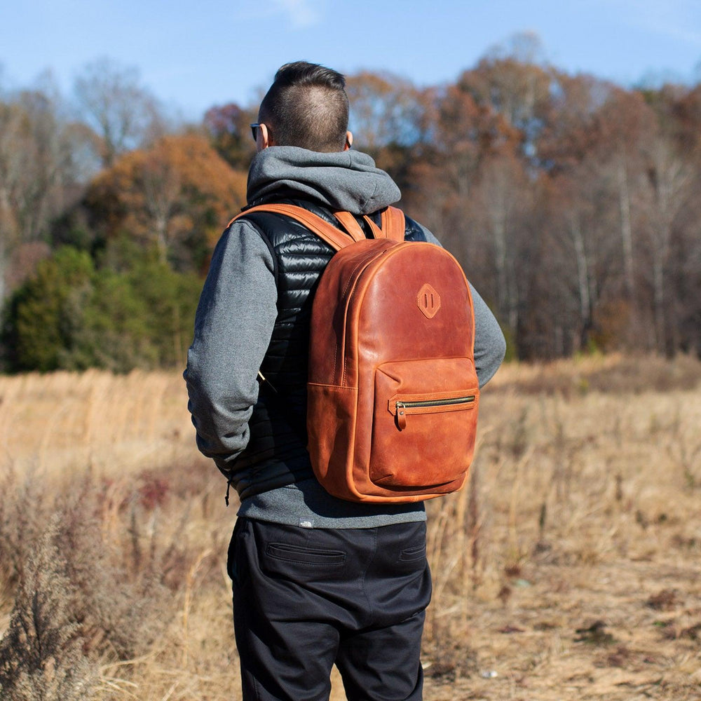 Crazy Horse Leather Backpack City Crazy Horse Leather Backpack City