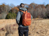 Crazy Horse Leather Backpack City - Chocolate Backpacks - olpr.