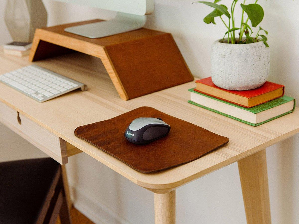 
                      
                        Monitor Stand of Wood and Leather - Tan Computer Monitor Stands - olpr.
                      
                    