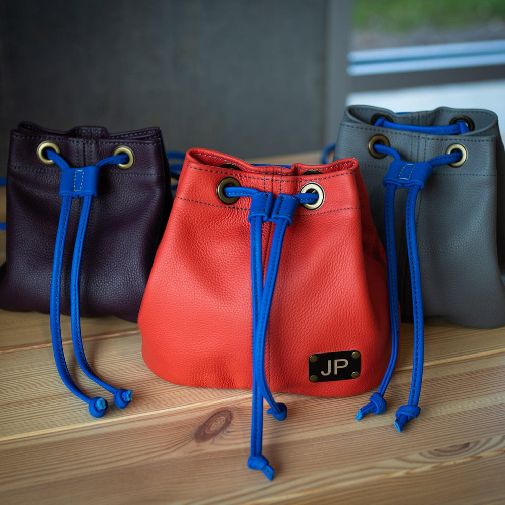 
                      
                        Italian Leather Owl Bag - Red  - olpr.
                      
                    