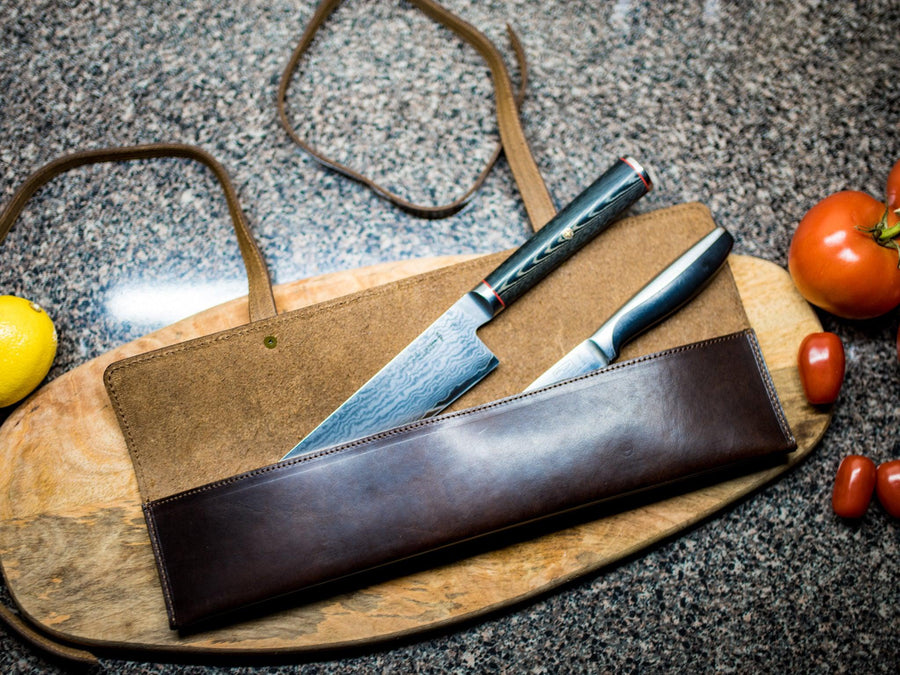 Handmade Leather Knife Case  - olpr.
