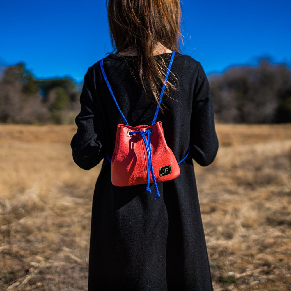 
                      
                        Italian Leather Owl Bag - Red  - olpr.
                      
                    