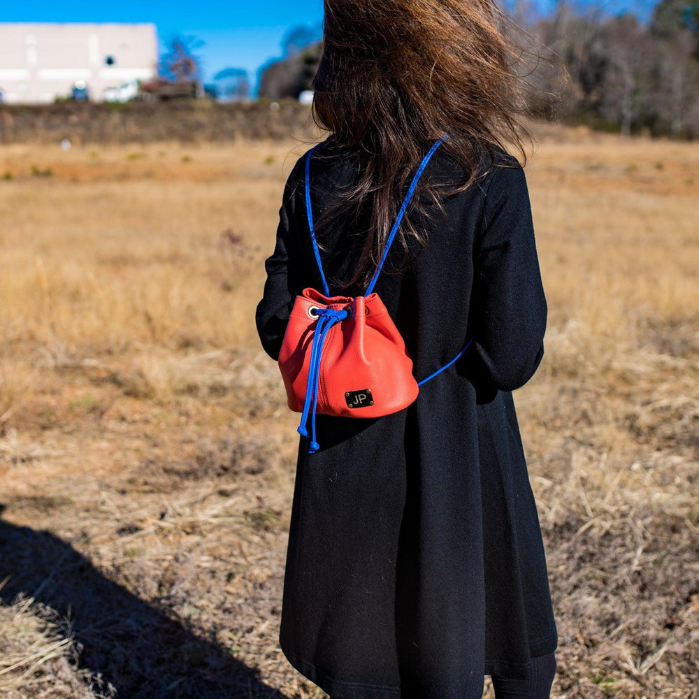 
                      
                        Italian Leather Owl Bag - Red  - olpr.
                      
                    