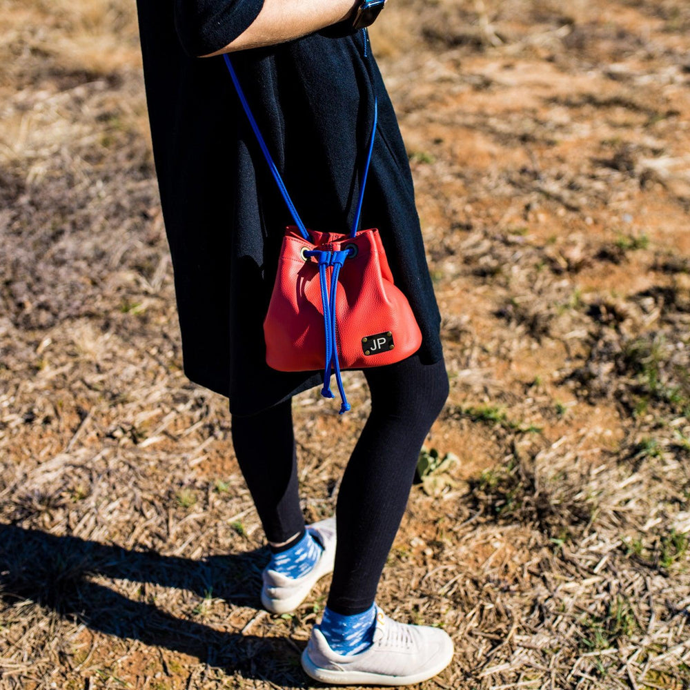 
                      
                        Italian Leather Owl Bag - Red  - olpr.
                      
                    
