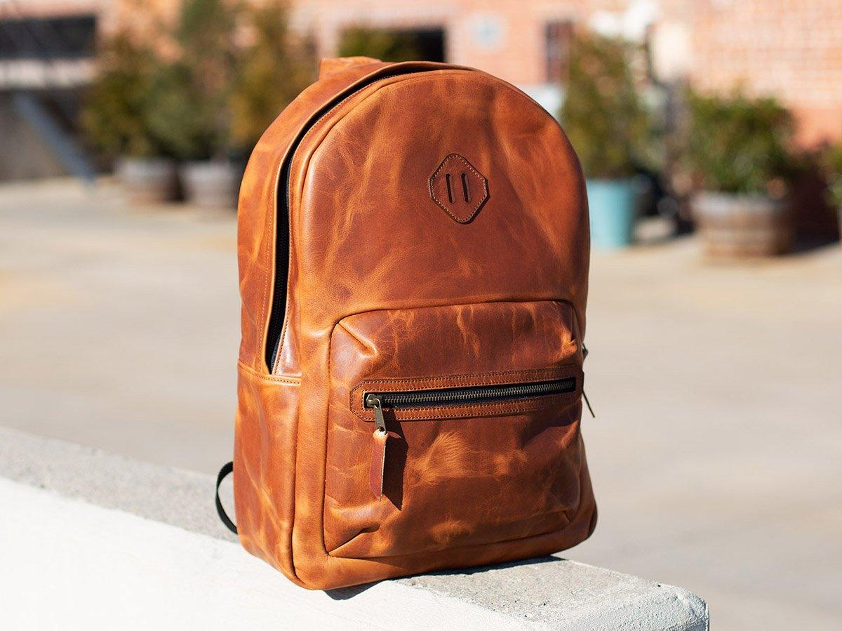 Milwaukee Leather Backpack City - Natural Backpack - olpr.