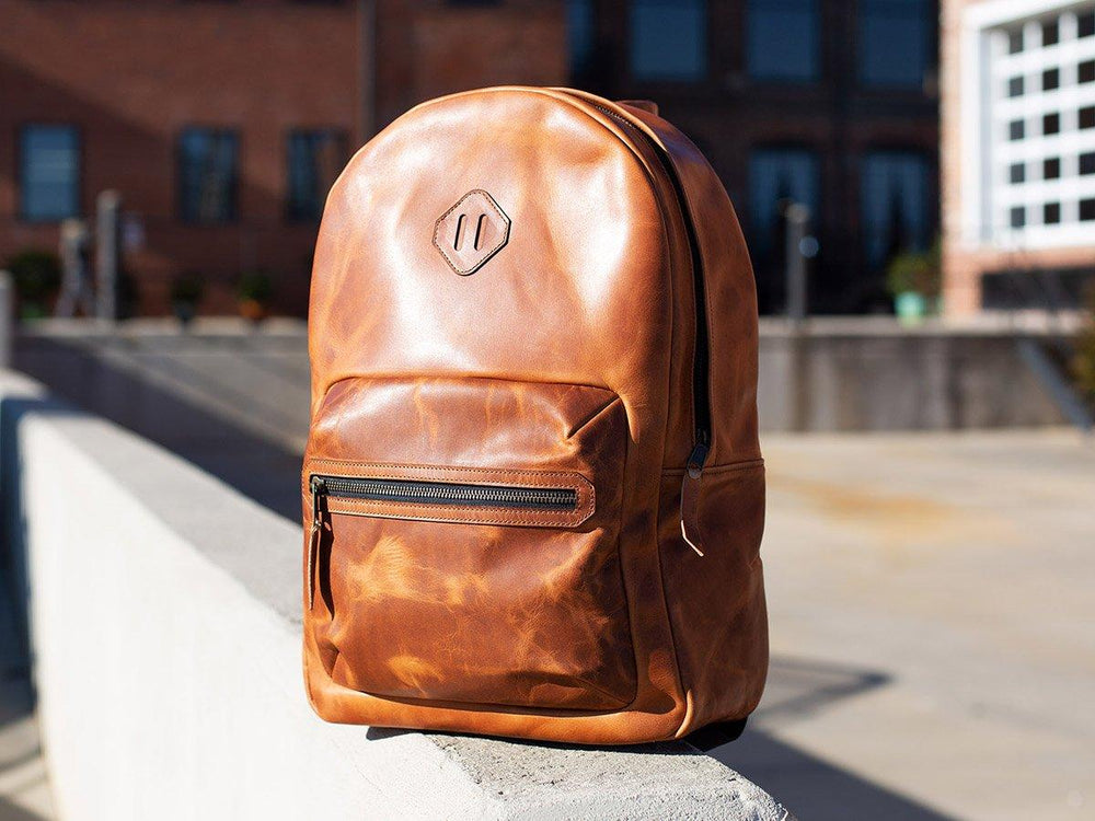 classic leather backpack mens Milwaukee Leather Backpack City