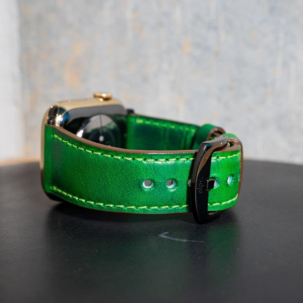 
                      
                        Horween Emerald Apple Watch Band - Green iWatch Strap - olpr.
                      
                    