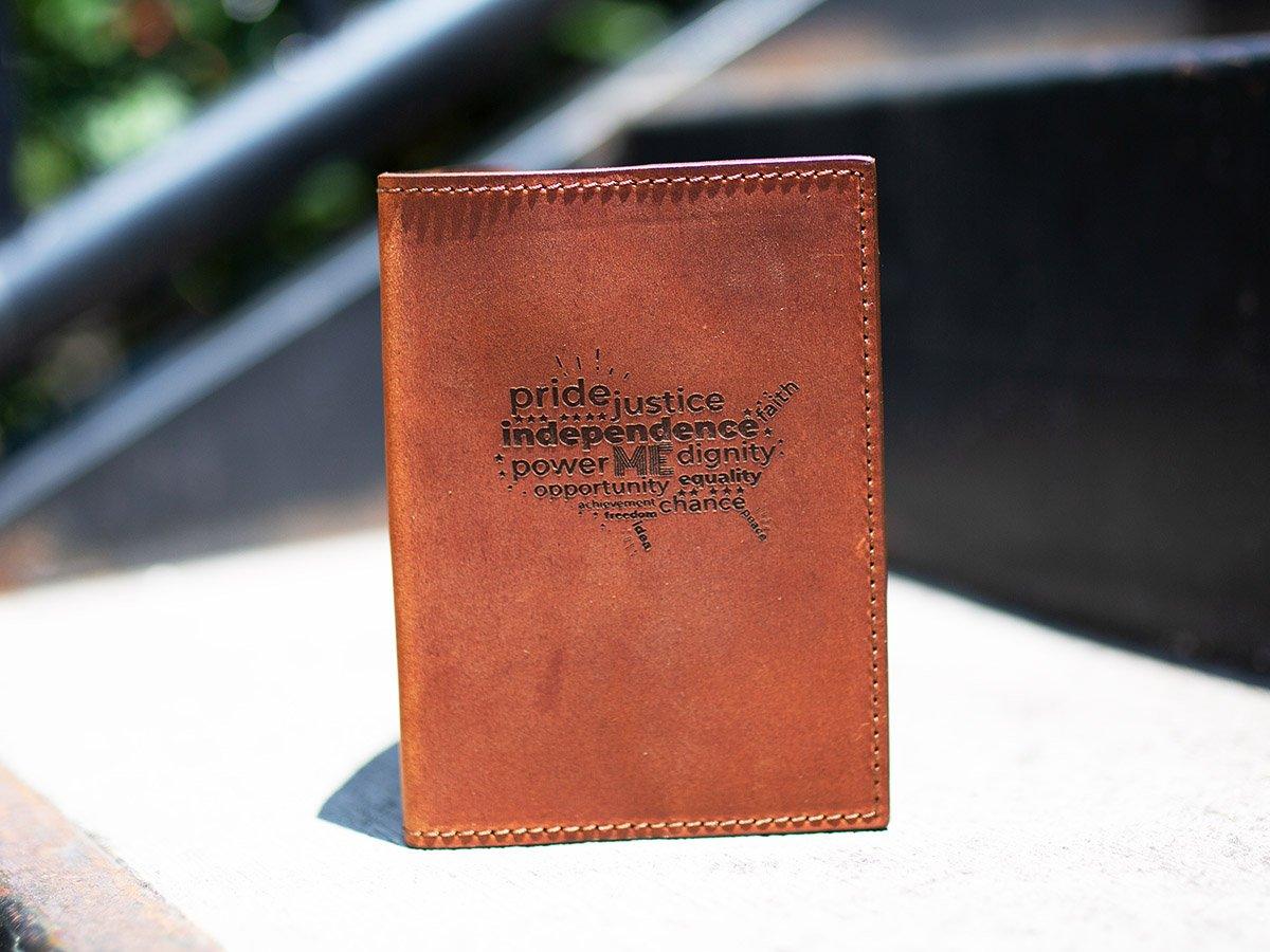 Leather Passport Holder With Engraving Cover - olpr.