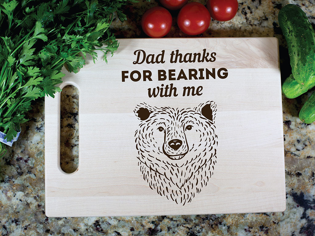 Wooden Cutting Board Dad Thanks Cutting Boards - olpr.