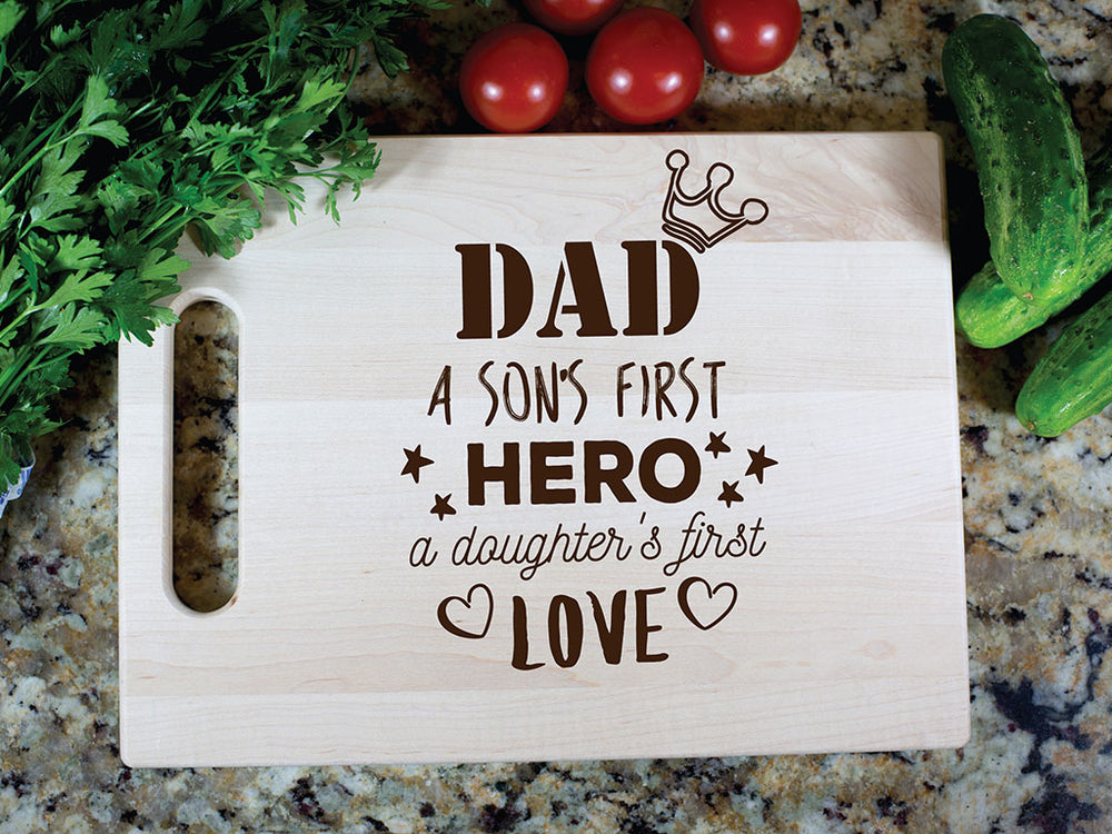 Wooden Cutting Board Love Dad Cutting Boards - olpr.