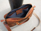 Laptop Bag For Men Milwaukee Leather - Tan Computer Bag - olpr.