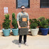 Waxed Canvas and Leather Apron - Green Apron - olpr.
