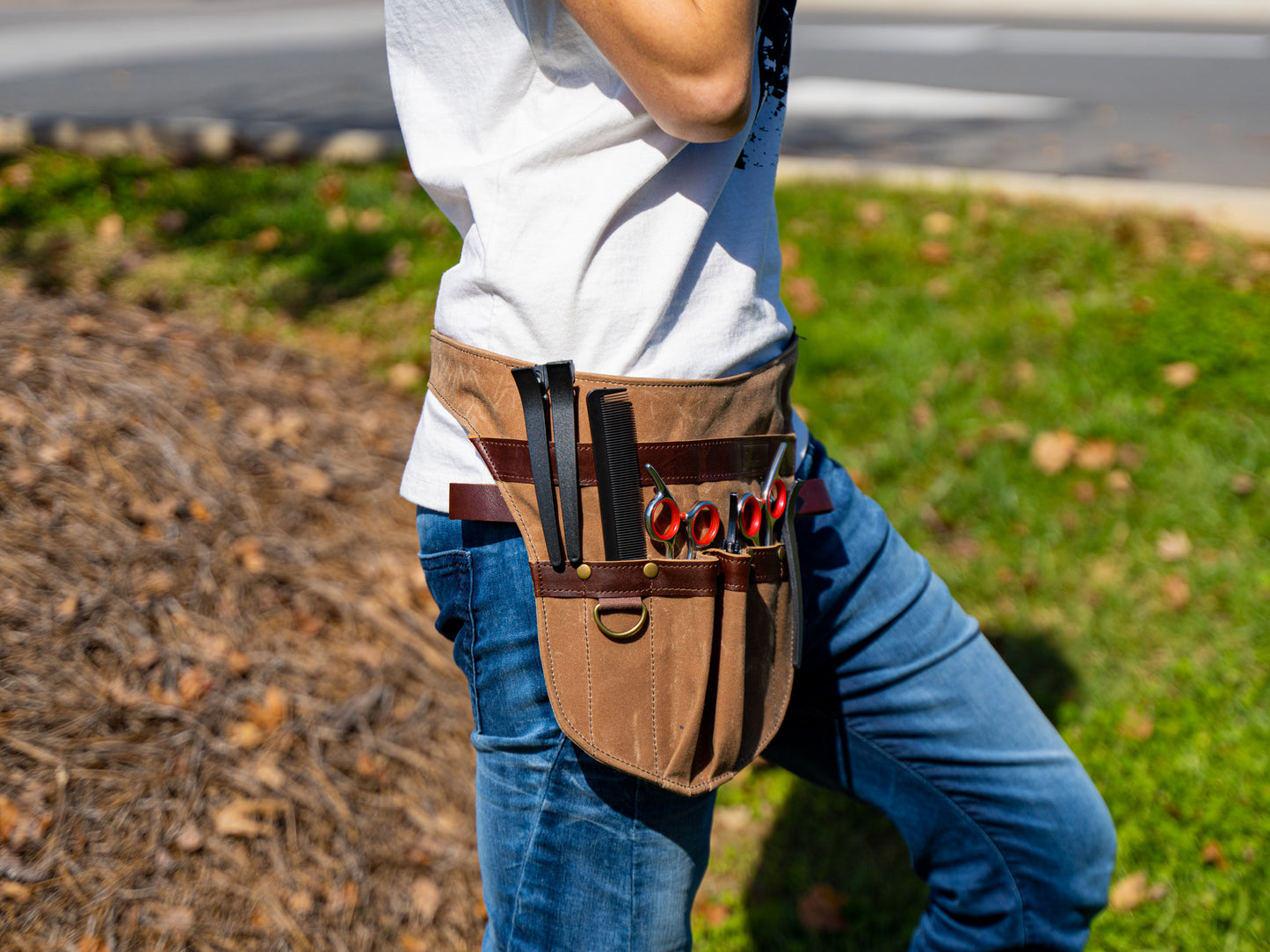 Scissor Holster Pouch - Camel Tool Pouch - olpr.