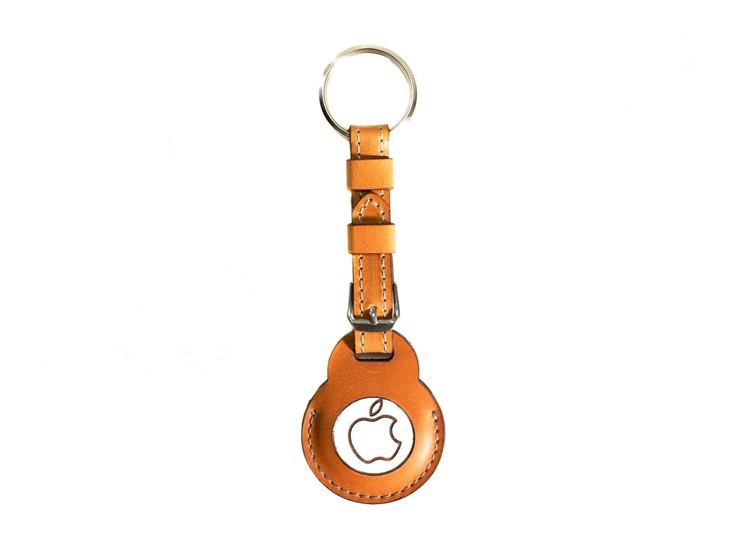 Milwaukee Leather AirTag Key Ring AirTag - olpr.