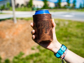 Milwaukee Leather Coozie - Chestnut Coozie - olpr.