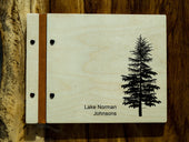 Personalized Wooden Lakehouse Guest Book Guest Book - olpr.