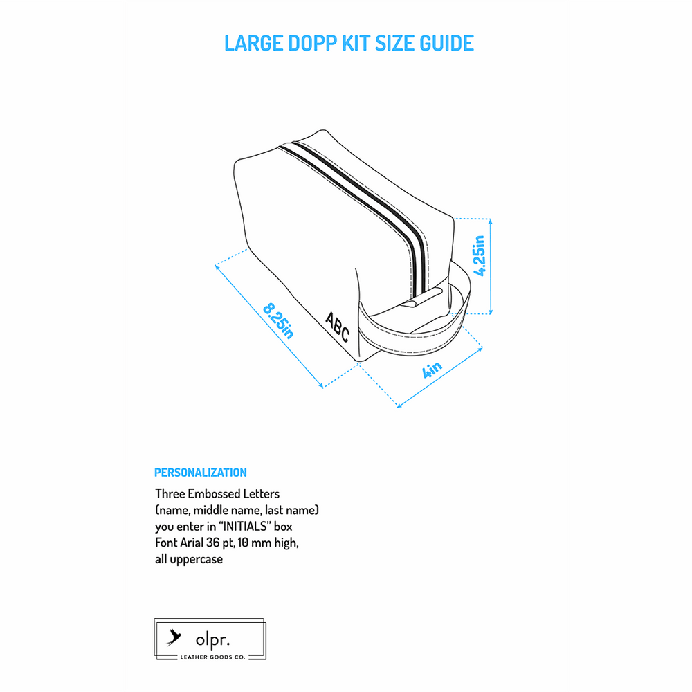 
                      
                        Milwaukee Leather Dopp Kit with Handle - Chestnut Toiletry Bag - olpr.
                      
                    