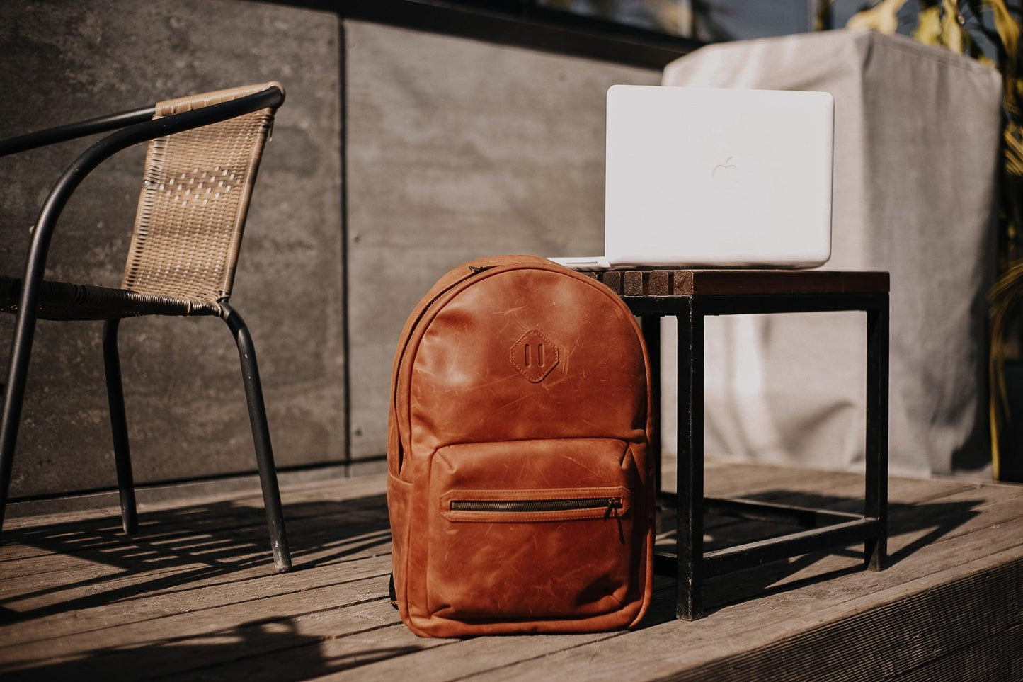 Crazy Horse Brown Leather Backpack - City | olpr US Crazy Horse Brown Leather Backpack - City | olpr US