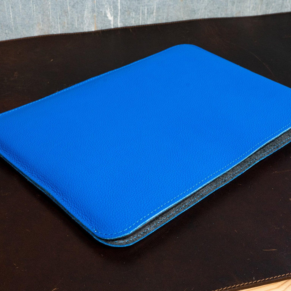 
                      
                        Leather Macbook Sleeve With Wool Lining - Blue Pro & Air Case - olpr.
                      
                    