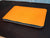 Leather Macbook Sleeve With Wool Lining - Orange- olpr.