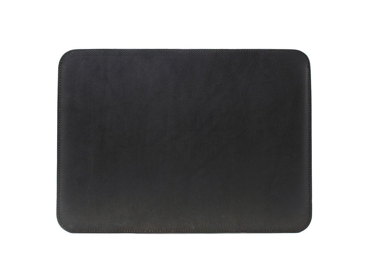 Leather Macbook Sleeve With Wool Lining - Black Pro & Air Case - olpr.